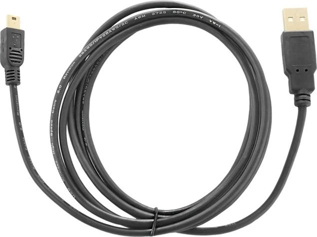 Qoltec USB A patinas | Mini USB B kištukas | 1,8 m