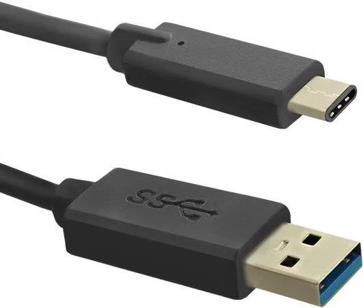 QOLTEC 50500 Qoltec Cable USB 3.1 tipo C kištukas USB 3.0 A kištukas 1m