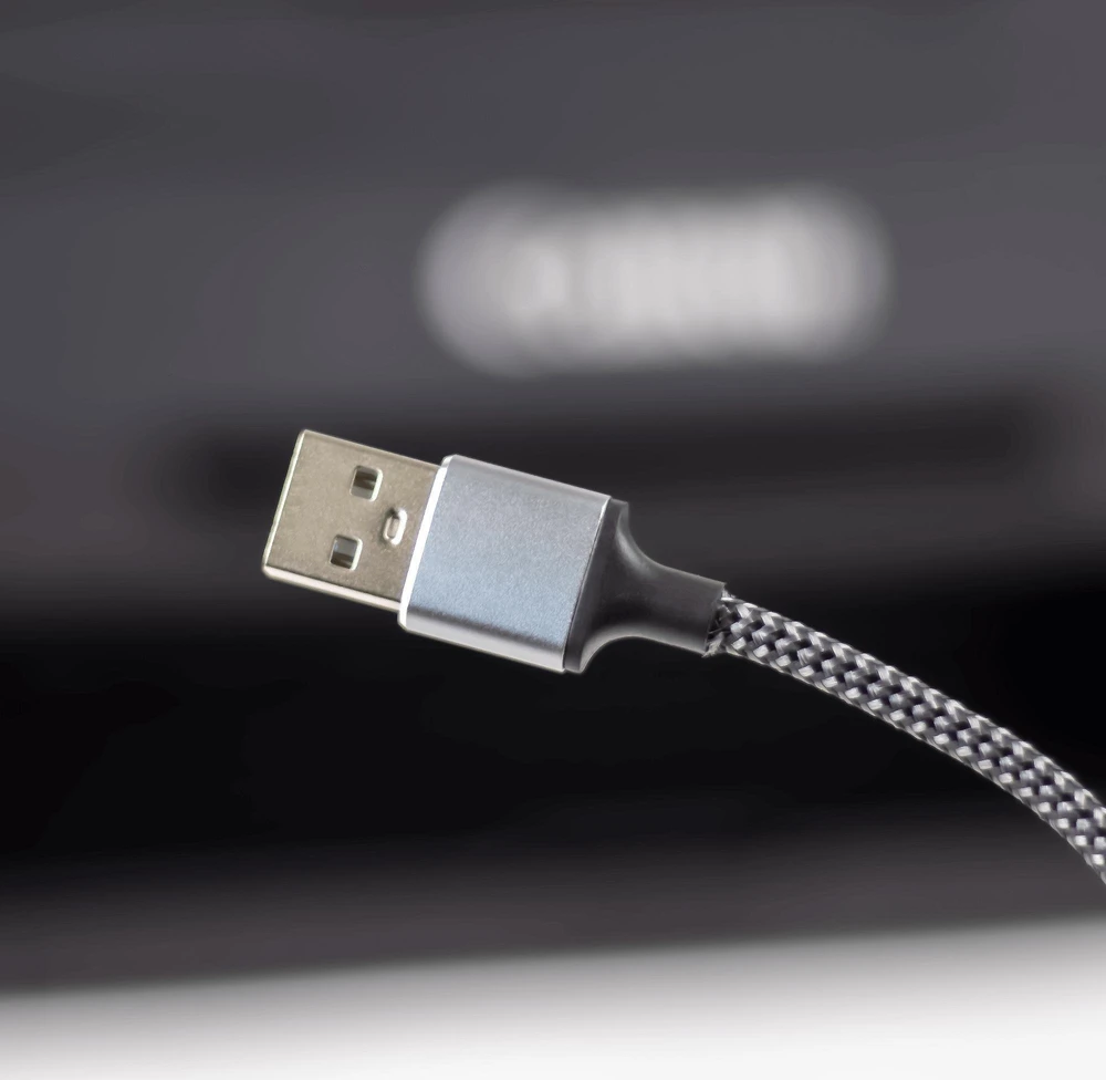 USB laidas Reagle USB-A - USB-B 5 m Sidabrinis