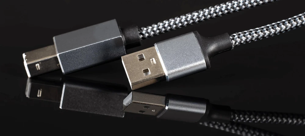 USB laidas Reagle USB-A - USB-B 5 m Sidabrinis