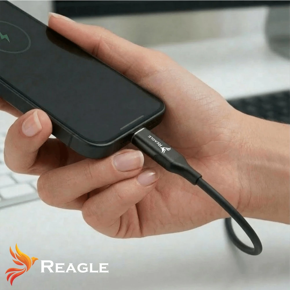 Kabelis USB Reagle USB-C - DisplayPort 2 m Juodai-pilka