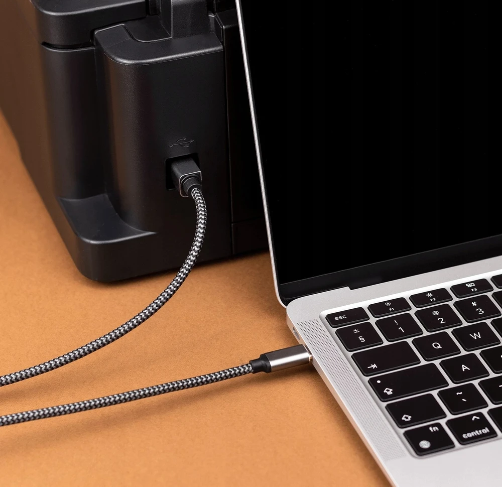 USB laidas Reagle USB-C - USB-B 3 m Sidabrinis (RUCB300P)