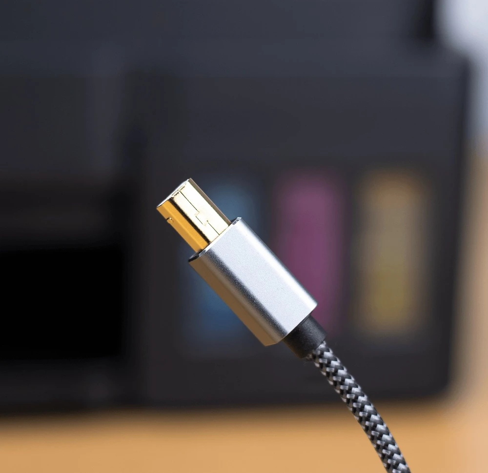 USB laidas Reagle USB-C - USB-B 3 m Sidabrinis (RUCB300P)