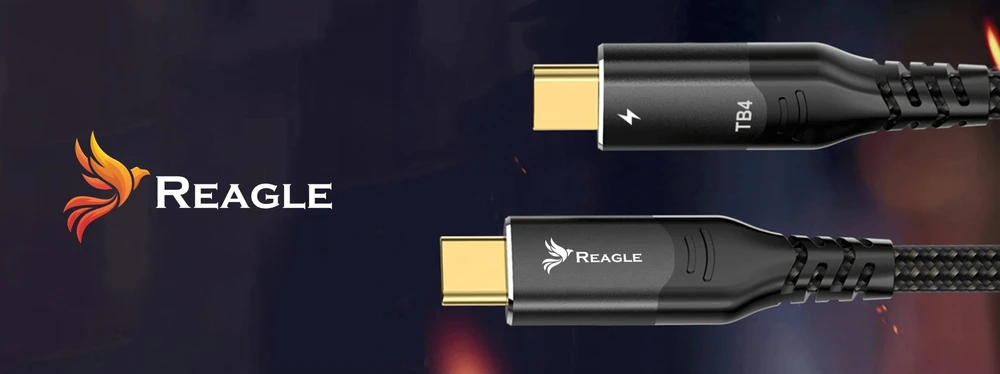 USB laidas Reagle USB-C - USB-C 0,5 m Juodas
