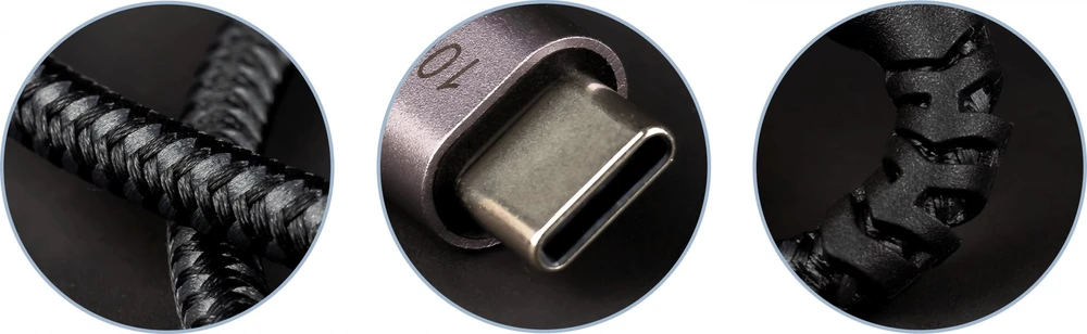 Kabelis USB Reagle USB-C - USB-C 2 m Juodas