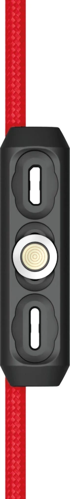 USB laidas Realpower USB-A - USB-C + microUSB + Lightning 1 m Raudona (439633)