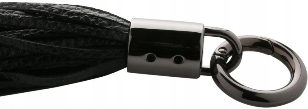 USB kabelis Remax Apple Tassels Ring duomenų kabelis Lightning juodas (RC-053iB)