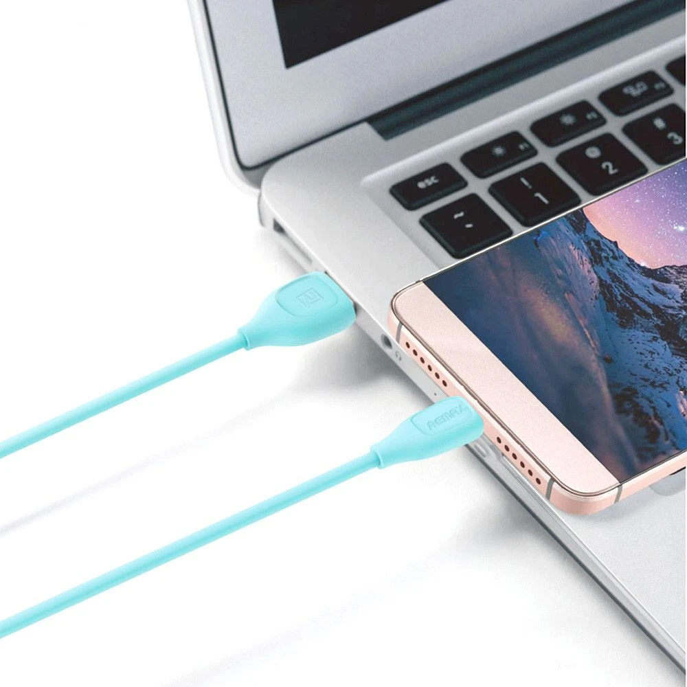 REMAX RC-050M LESU USB CABLE MICRO USB mėlynas 1M