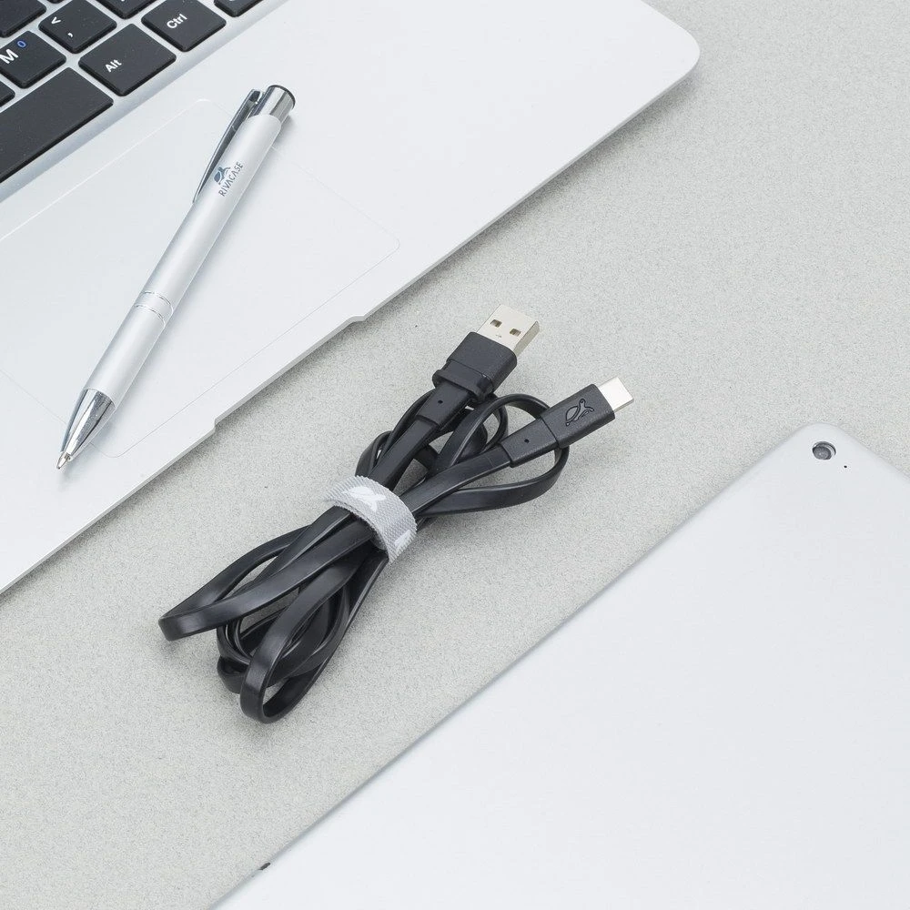 Kabelis USB RivaCase USB-A - 2.1 m Juodas (PS 6002 BK21)