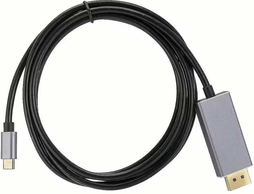 „RoGer“ USB-C–DisplayPort kabelis, 4K@60Hz / 1,8 m