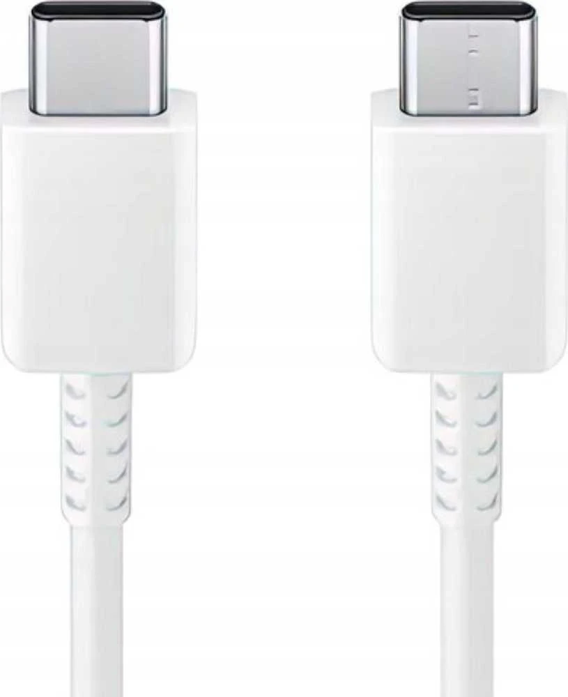 112803 EP-DA905BWE Samsung USB-C/USB-C duomenų kabelis 3A 1m baltos spalvos (Bulk)