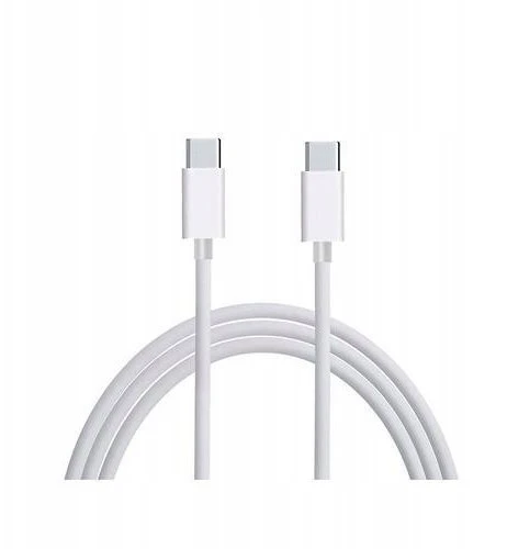112803 EP-DG980BWE Samsung USB-C/USB-C duomenų kabelis 3A 1m baltos spalvos (Bulk)
