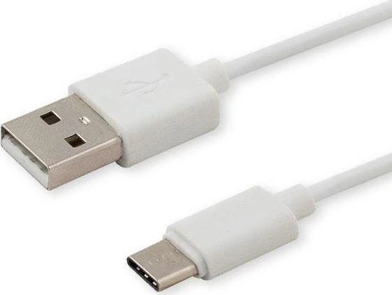 USB Kabelis - Savio CL-125 USB 2.0 1 m Baltas
