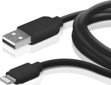 SBS TECABLEUSBIP589W USB-A – Lightning kabelis – baltos spalvos