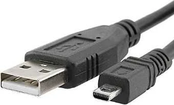 USB laidas Sharkoon USB-A - miniUSB 3 m juoda (4044951015580)
