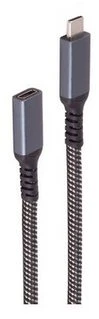 Kabelis USB Shiverpeaks USB-C Kabelis przedłużający 3.2 PD tekstylny 1,5m (BS14-74006)