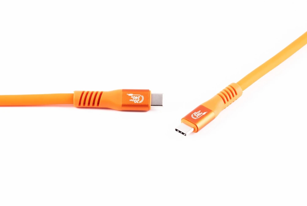 Kabelis USB Shiverpeaks USB-C 3.2 240 W 1 m Oranžinė (FL31-77027)
