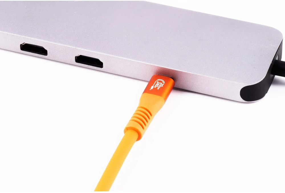 Kabelis USB Shiverpeaks USB-C 3.2 240 W 1 m Oranžinė (FL31-77027)