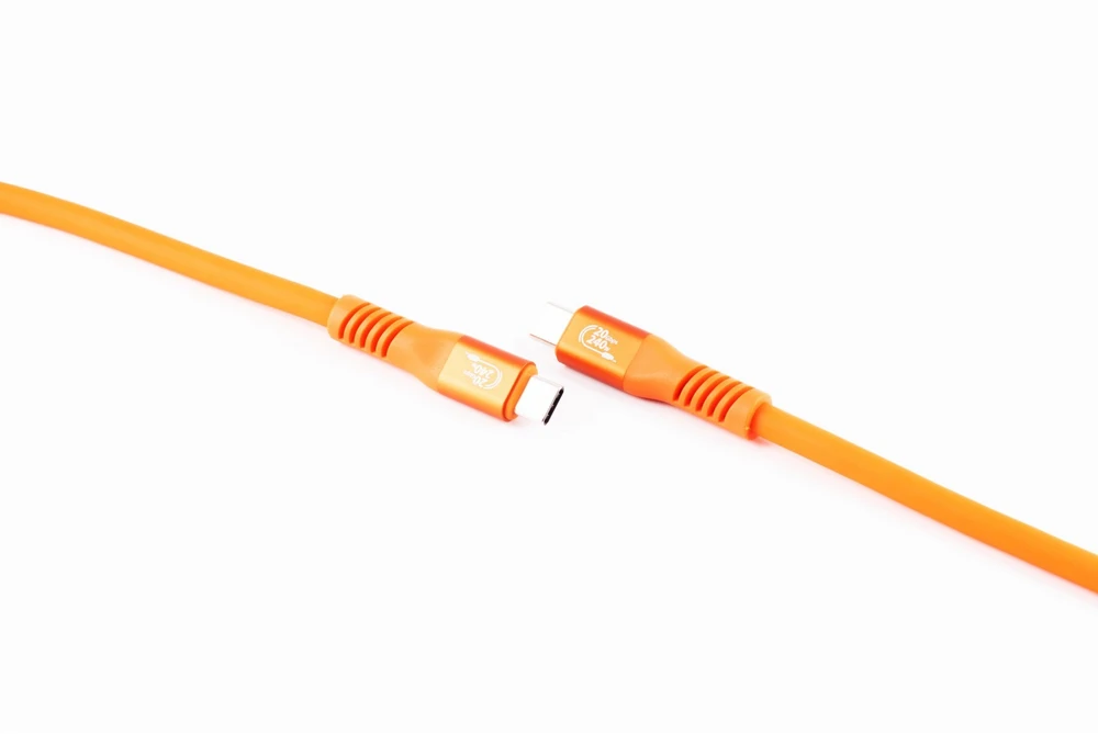 Nezatříděno Kabelis USB Shiverpeaks USB-C 3.2 240 W 0,25 m Oranžinė (FL31-77007)