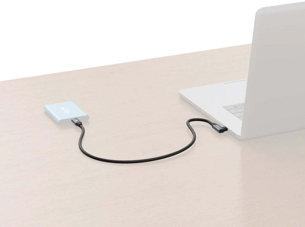 SmallRig 4790 USB-C (tiesus) į USB-C (kampu) duomenų kabelis 35 cm