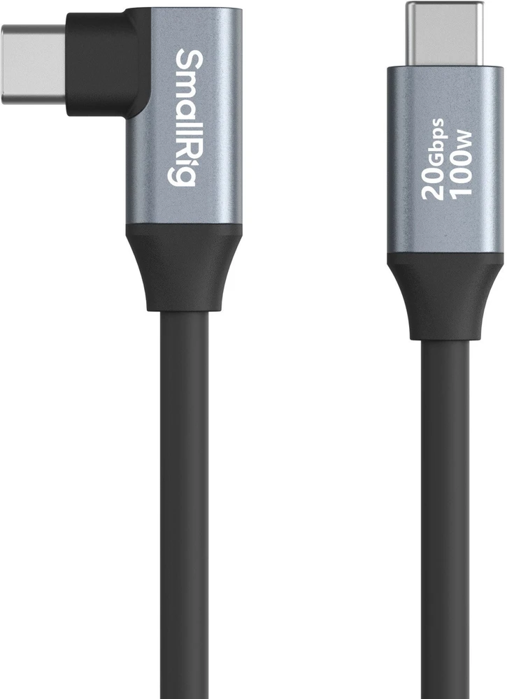 SmallRig 4790 USB-C (tiesus) į USB-C (kampu) duomenų kabelis 35 cm