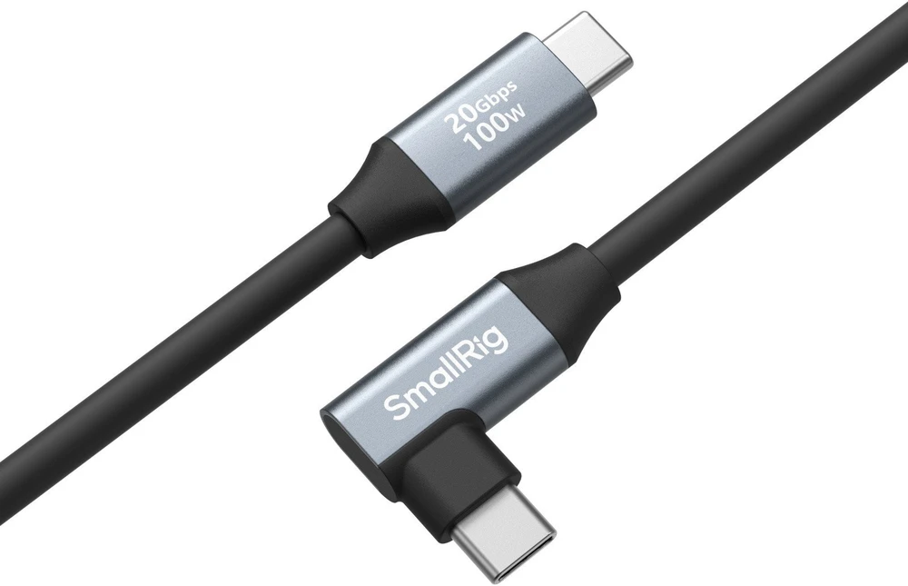SmallRig 4790 USB-C (tiesus) į USB-C (kampu) duomenų kabelis 35 cm