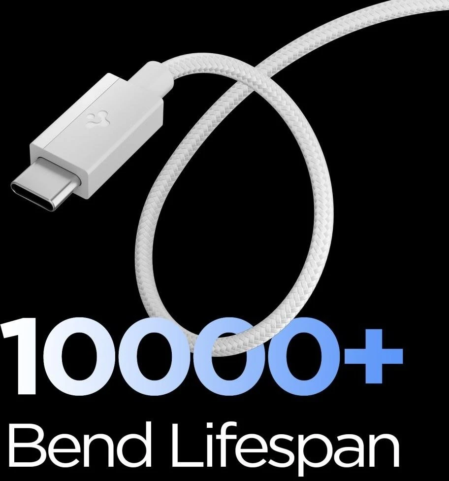 SPIGEN EB6015CC ESSENTIAL TYPE-C LAIDAS 60W 150CM Baltas