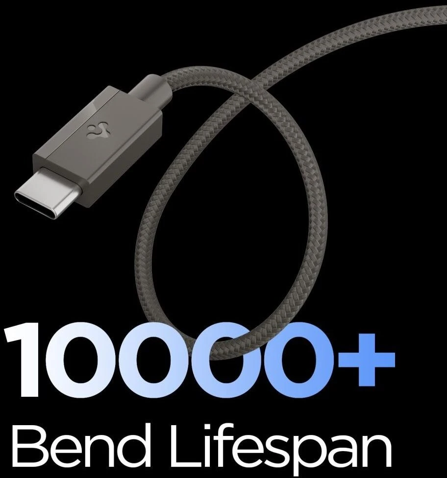 SPIGEN EB6015CC ESSENTIAL TYPE-C KABELIS 60W 150CM GUNMETAL