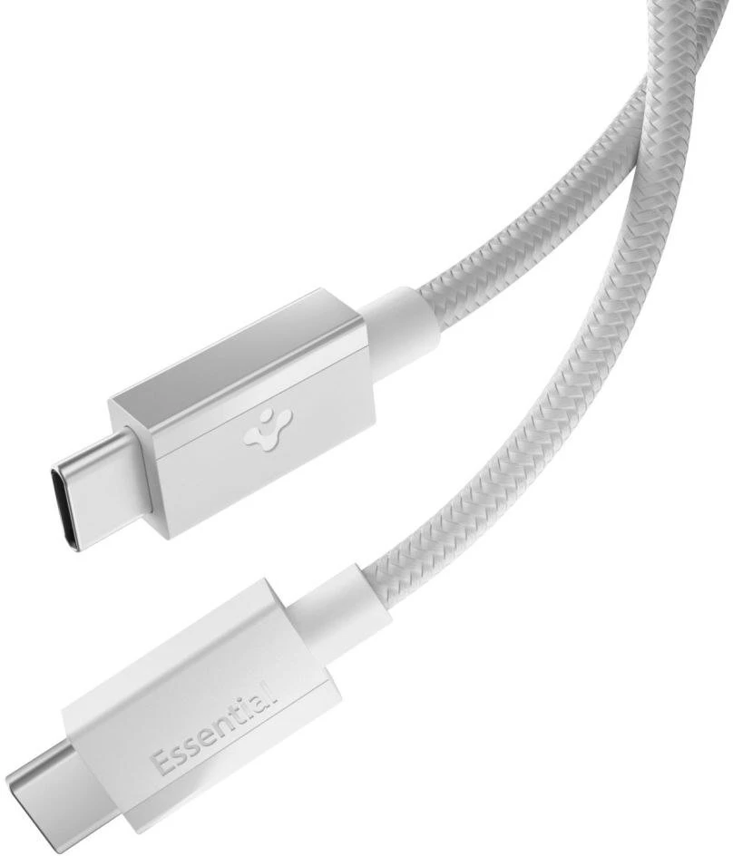 SPIGEN EB6015CC ESSENTIAL TYPE-C LAIDAS 60W 150CM Baltas