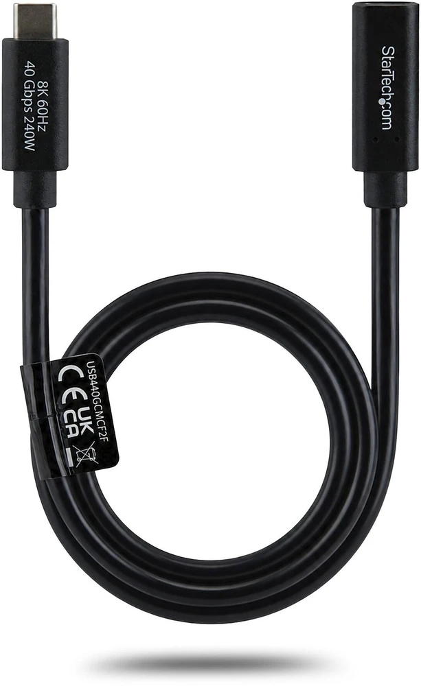 USB laidas StarTech 0.6M USB4 prailginimo laidas/. (USB440GCMCF2F)