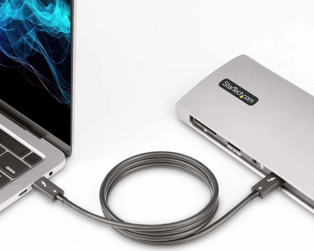 StarTech 3FT (1M) THUNDERBOLT CABLE / INTEL SERTIFIKUOTA 40GBPS 100W PD
