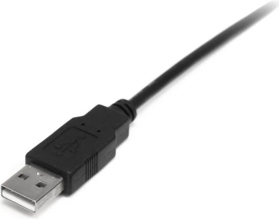 Kabelis USB StarTech USB-A - miniUSB-B 1 m Juodas (USB2HABM1M)