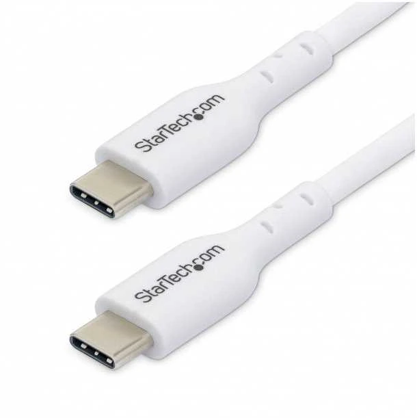 StarTech 3M Baltas USB-C Įkrovimo kabelis/60W MAITINIMO TIEKIMAS M/M TYPE-C