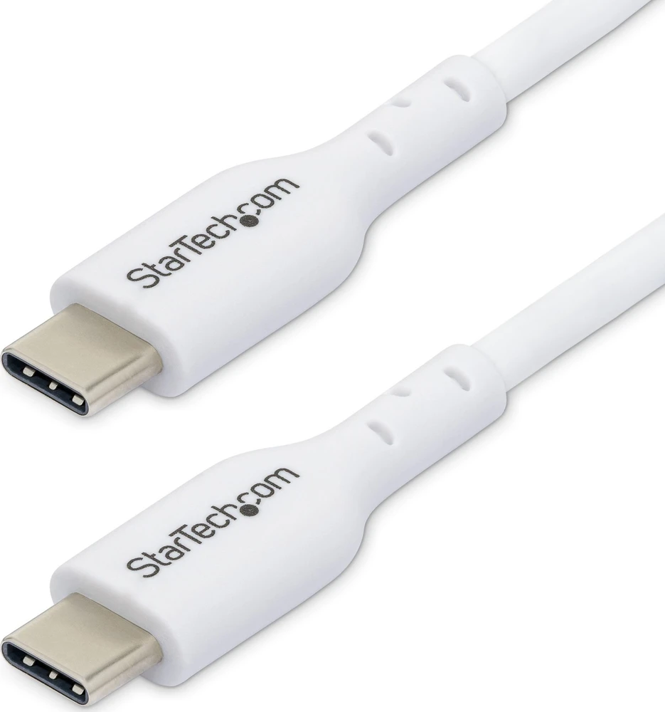 StarTech 3M Baltas USB-C Įkrovimo kabelis/60W MAITINIMO TIEKIMAS M/M TYPE-C