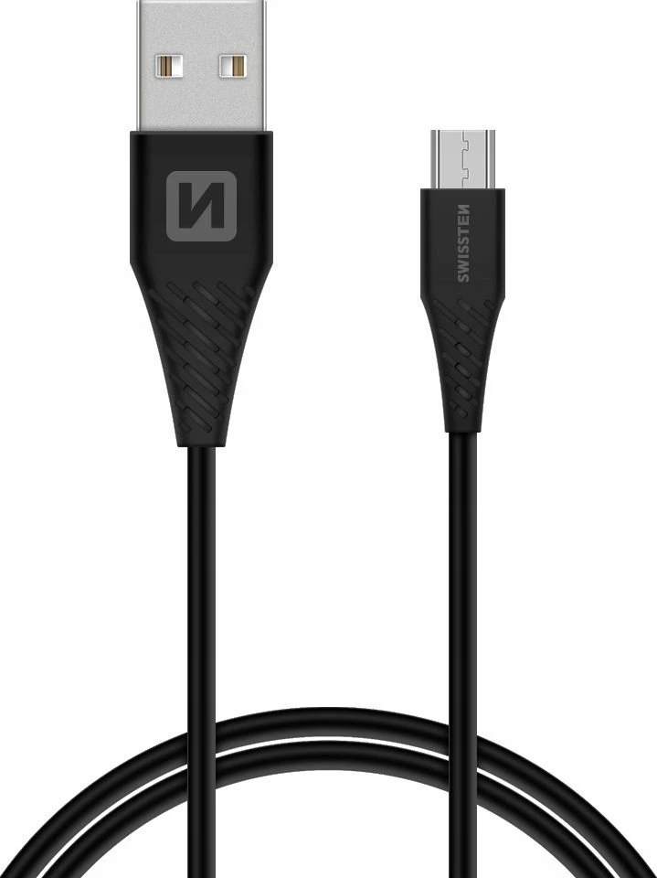 Kabelis USB Swissten USB-A - microUSB 1.5 m Juodas (71504303)