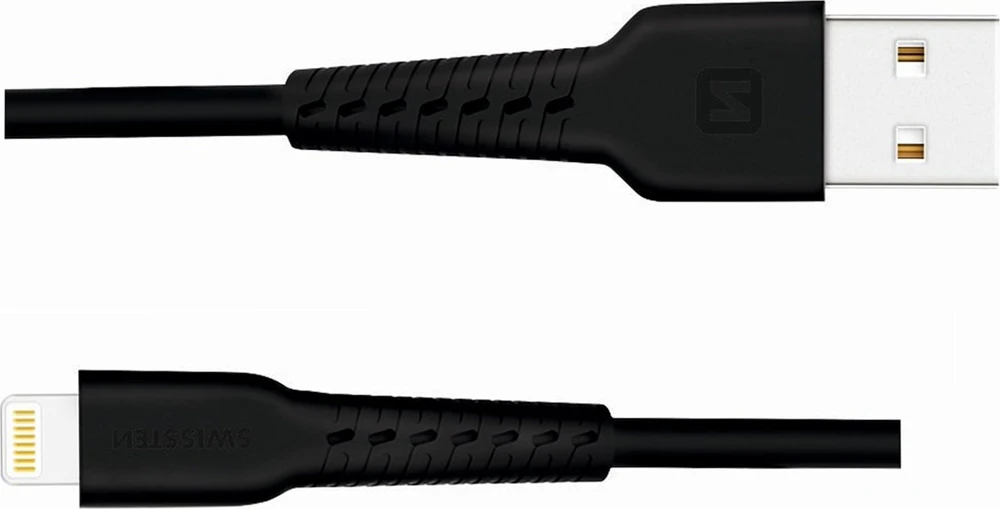 Kabelis USB Swissten USB-A - microUSB 1.5 m Juodas (71504303)