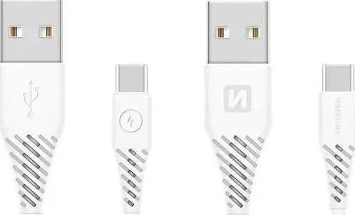 Swissten USB - USB-C 3.1 1.5m (7mm) juoda