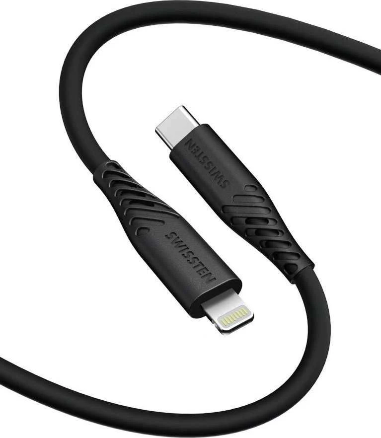 Kabelis USB Swissten USB-C - USB-C 1.5 m Juodas (71534010)