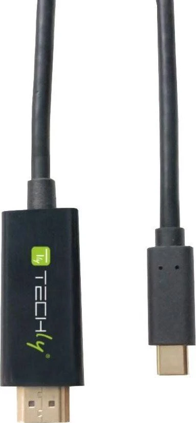 TECHLY 106312 Techly Monitorius kabelio adapteris USB-C DP AltMode į HDMI 4K M/M 2m juodas