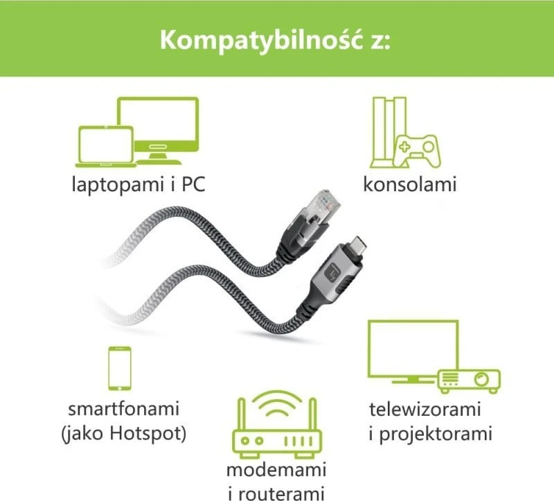 Techly ICOC U3C-RJ45-030 networking cable Sidabrinis, Juodas 3 m Cat6 F/UTP (FTP)
