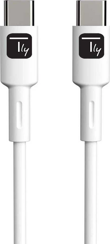 Laidas USB Techly USB-C - USB-C 1 m baltas (ICOC-MUSB20-C60W1)