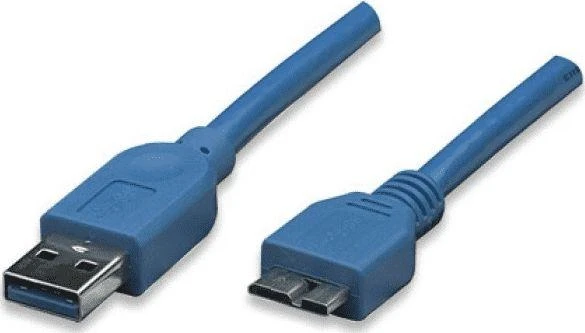 Techly USB-A – micro-B USB laidas 2 m mėlynas (ICOC-MUSB3-A-020)