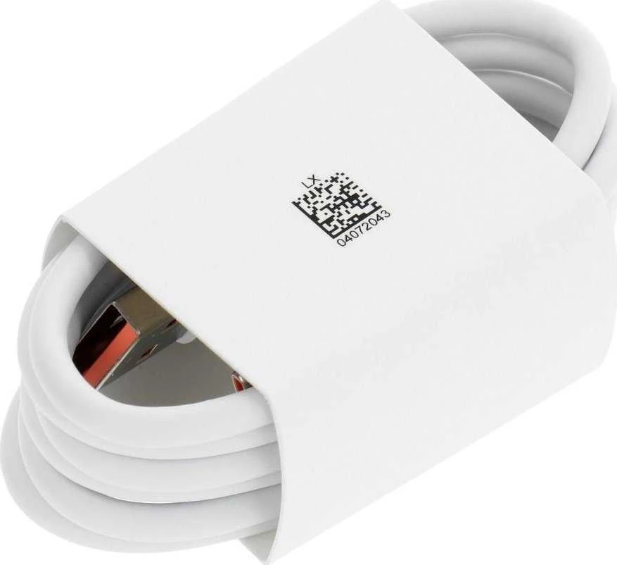Originalus HUAWEI kabelis USB A iki C tipo 6A 66W LX04072043 1 m baltas urmu
