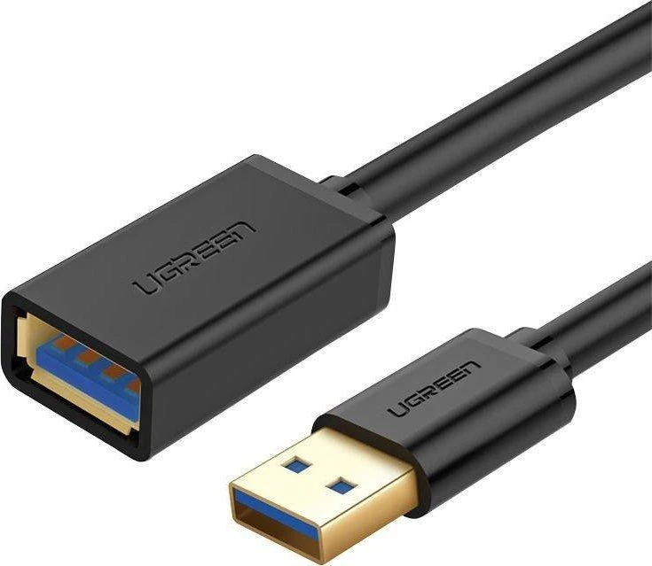 USB 3.0 kabelis UGREEN 10368B, vyriškas, 1 m (juodas)