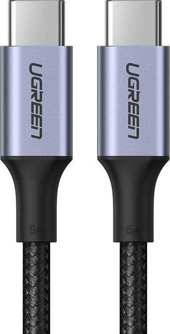 USB C į USB C laidas UGREEN US316, 100W, 2m - juodas