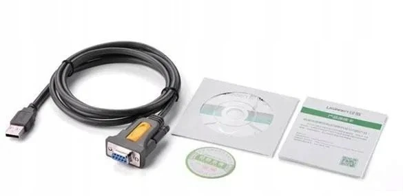 Kabelis USB Ugreen USB-A - D-Sub (VGA) 1.5 m Pilka (20201)