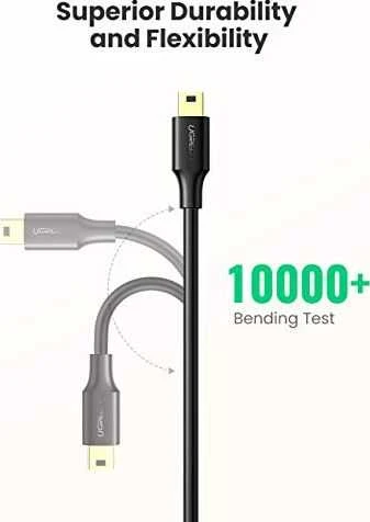 UGREEN USB – mini USB kabelis US132 3m