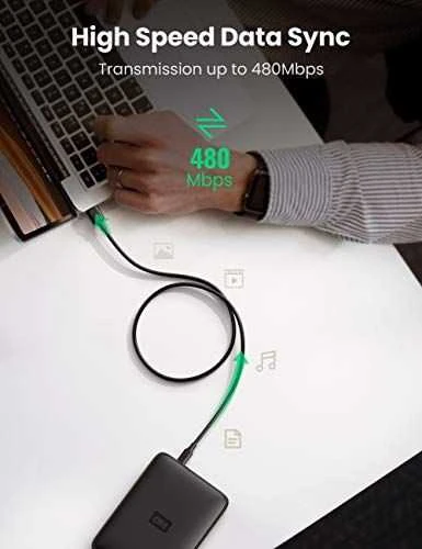 UGREEN USB – mini USB kabelis US132 3m