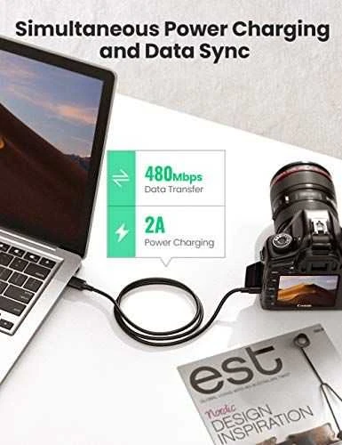 UGREEN USB – mini USB kabelis US132 3m
