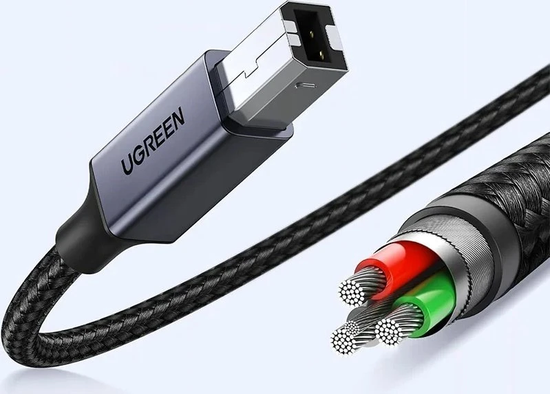 Kabelis USB C - USB B (spausdintuvui) 1m US370 UGREEN